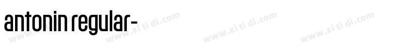 antonin regular字体转换 antonin regular字体转换